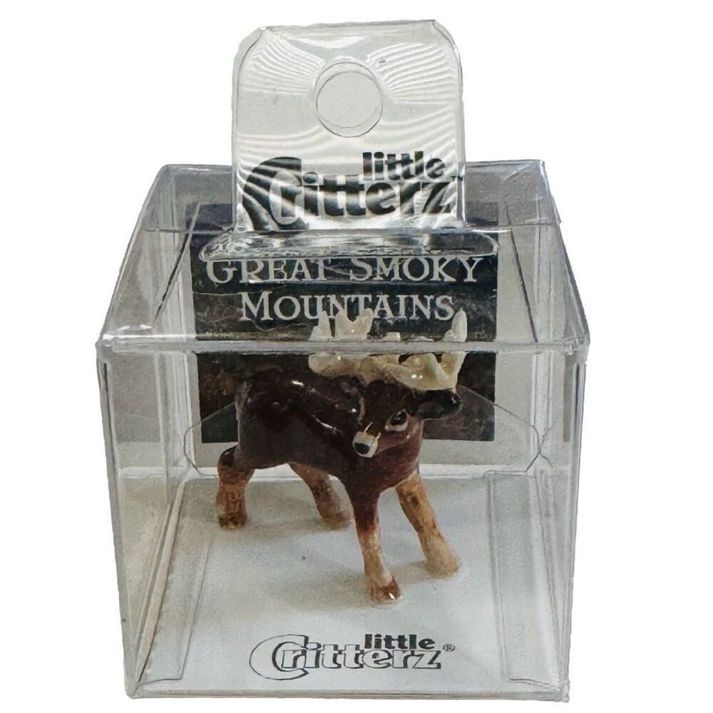 Little Critterz Miniature Porcelain Animal Figure Deer "Buck" LC968 Great Smokey